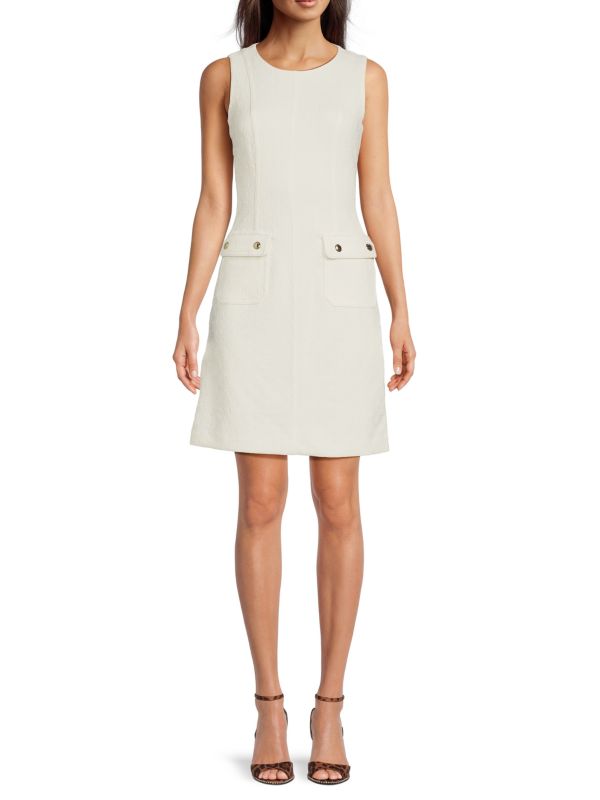 Tommy Hilfiger Roundneck Sheath Mini Dress